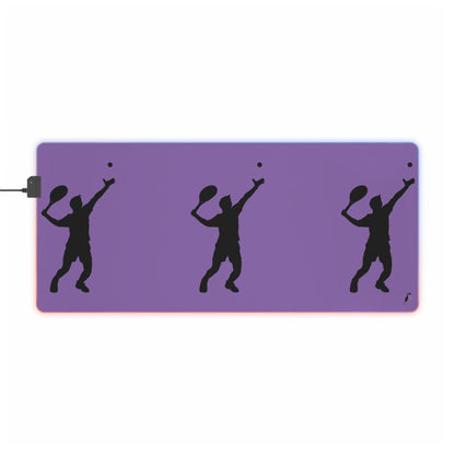 LED Gaming Mouse Pad: Tennis Lite Purple