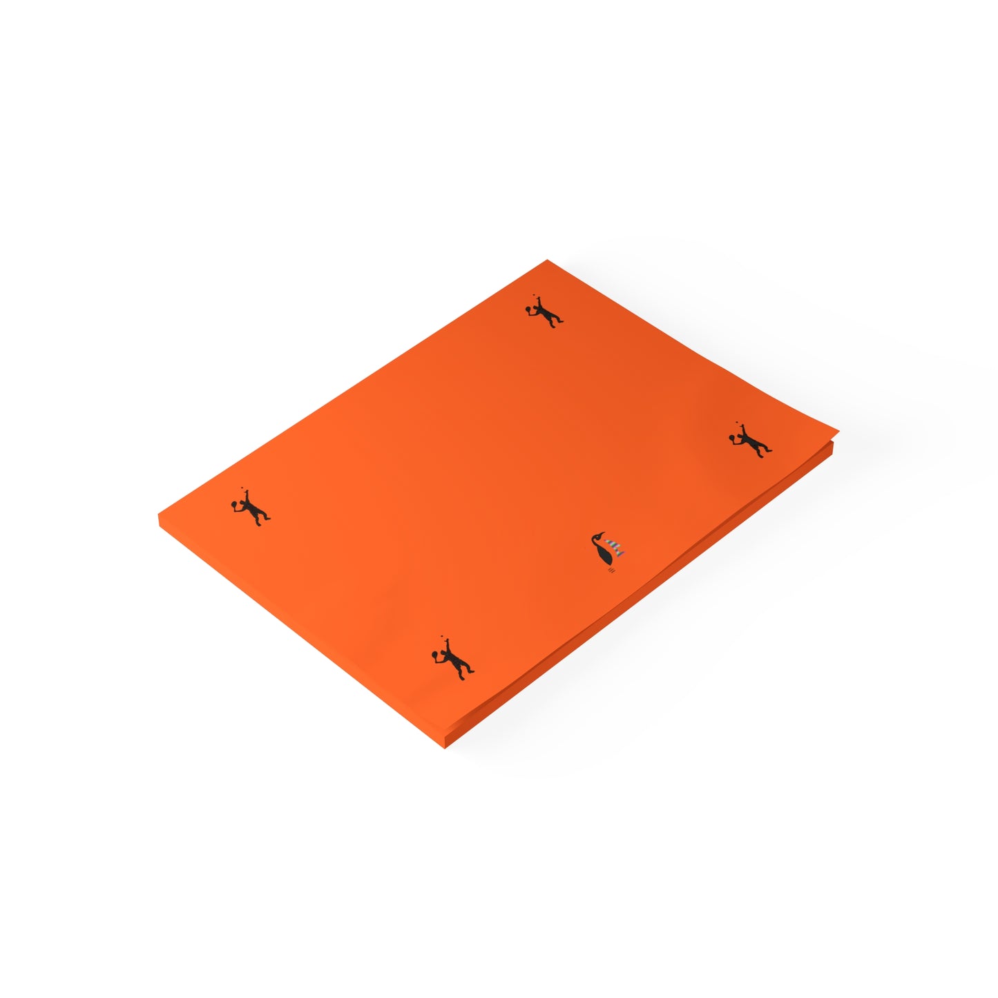 Post-it® Note Pads: Tennis Orange