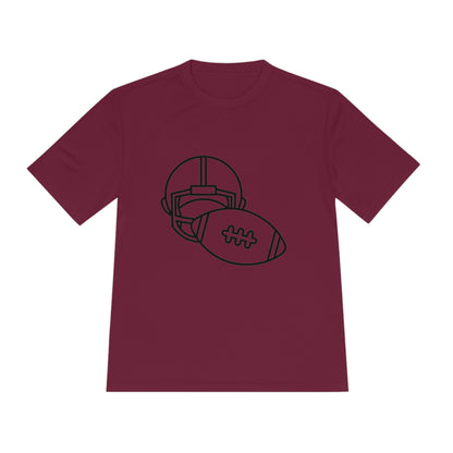 Moisture Wicking Tee: Football #3