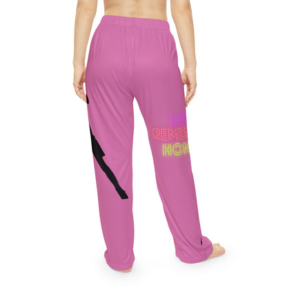 Women's Pajama Pants: Soccer Lite Pink
