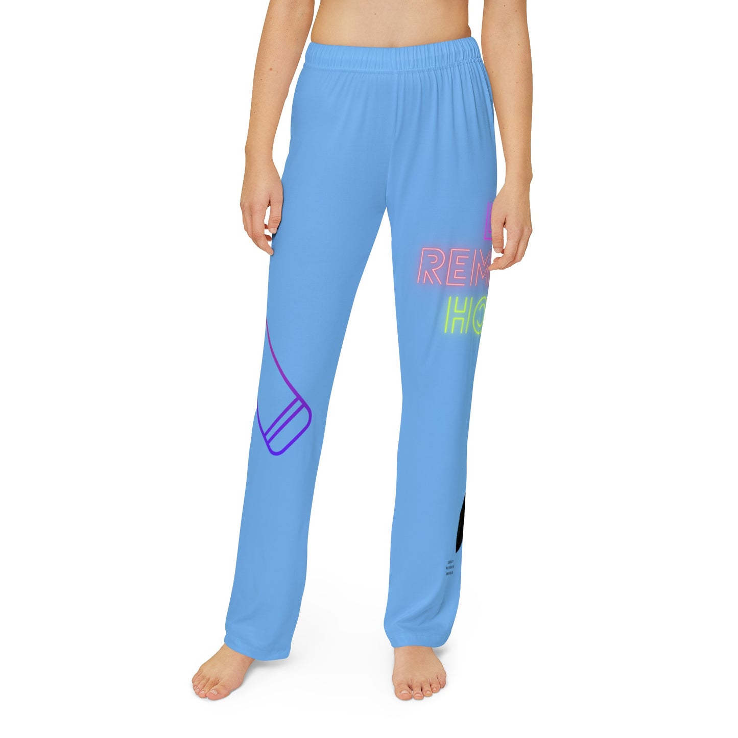 Kids Pajama Pants: Music Lite Blue