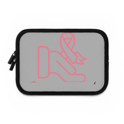 Laptop Sleeve: Fight Cancer Lite Grey