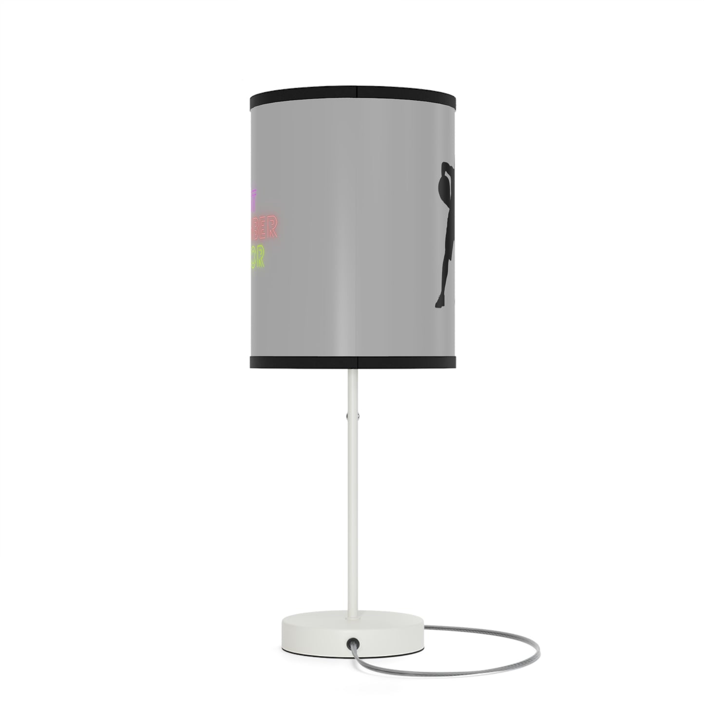 Lamp on a Stand, US|CA plug: Basketball Lite Grey 