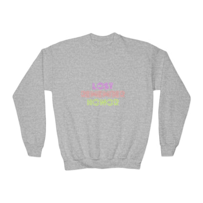 Youth Crewneck Sweatshirt: Lost Remember Honor