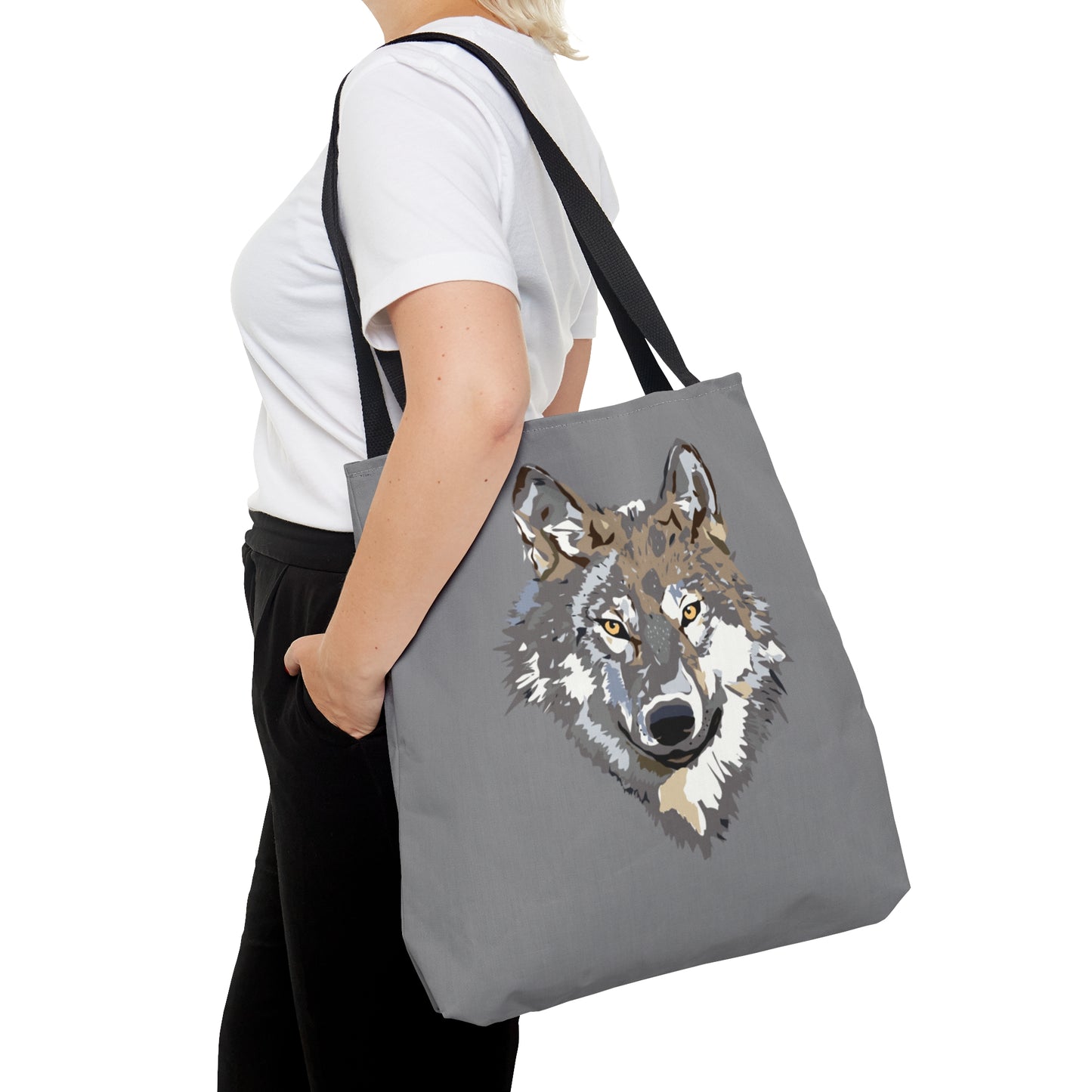 Tote Bag: Wolves Grey