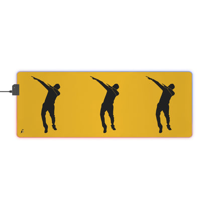 LED Gaming Mouse Pad: Dance Yellow