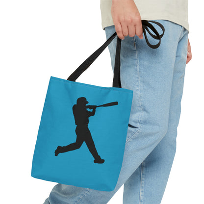 Tote Bag: Baseball Turquoise