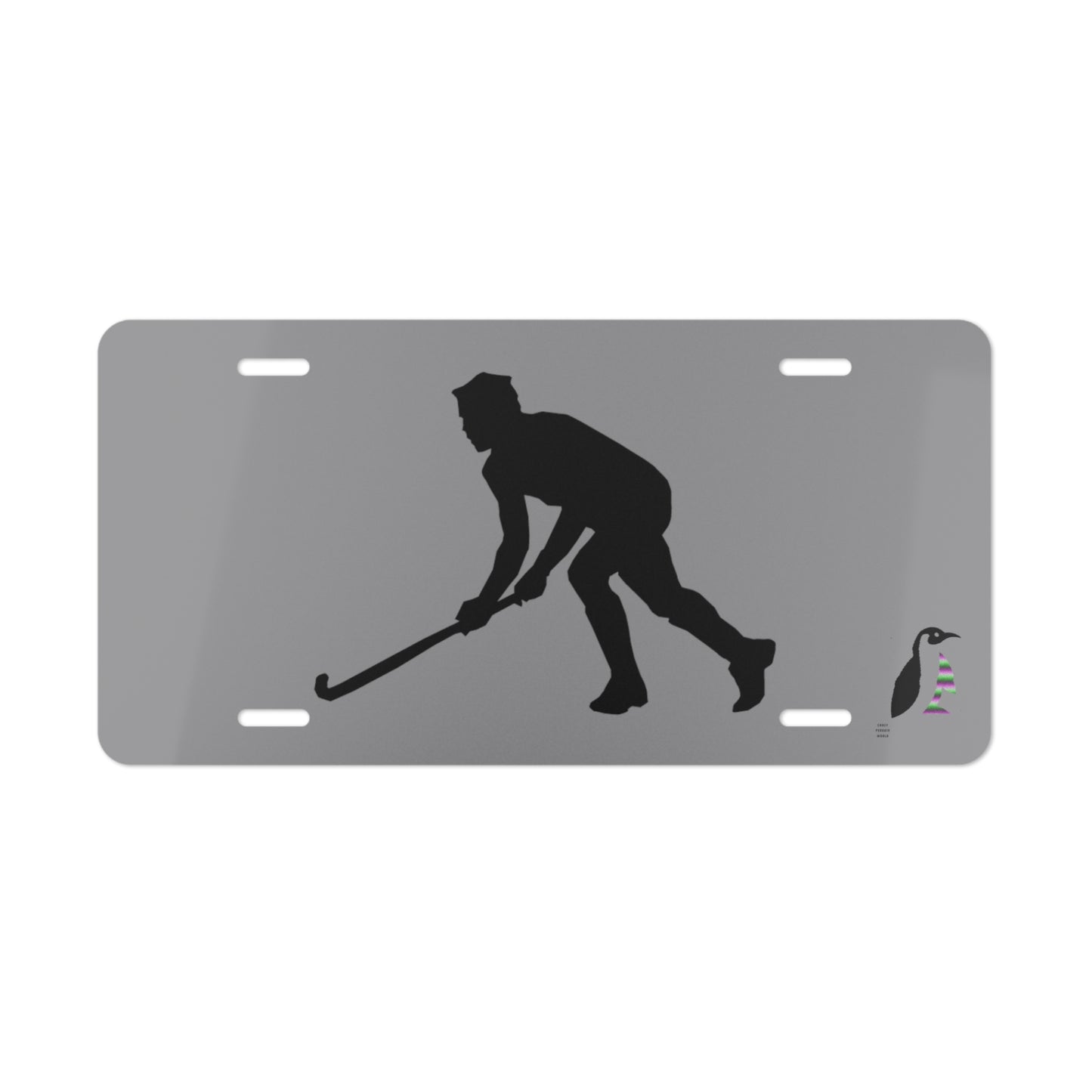 License Plate: Hockey Grey