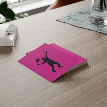Poker Cards: Tennis Pink