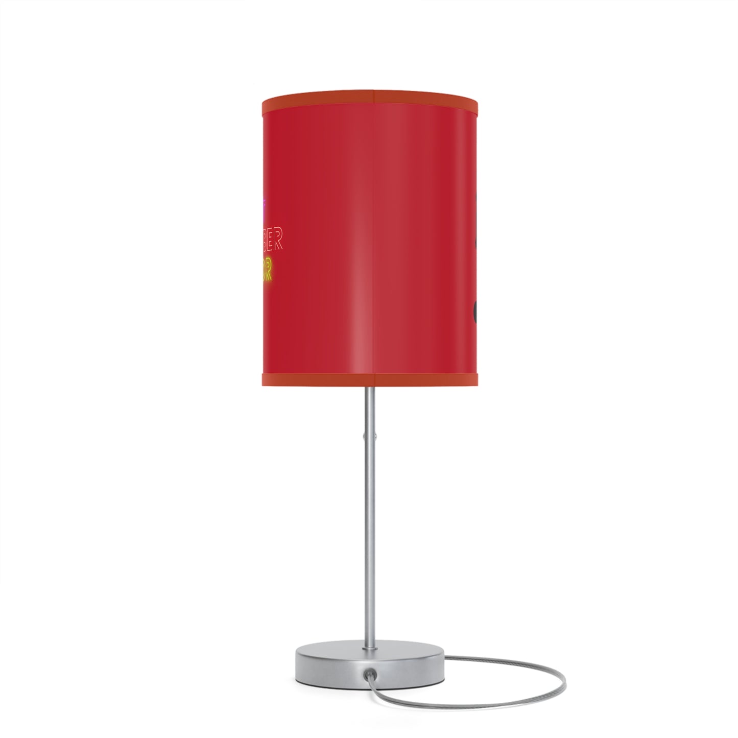 Lamp on a Stand, US|CA plug: Soccer Dark Red