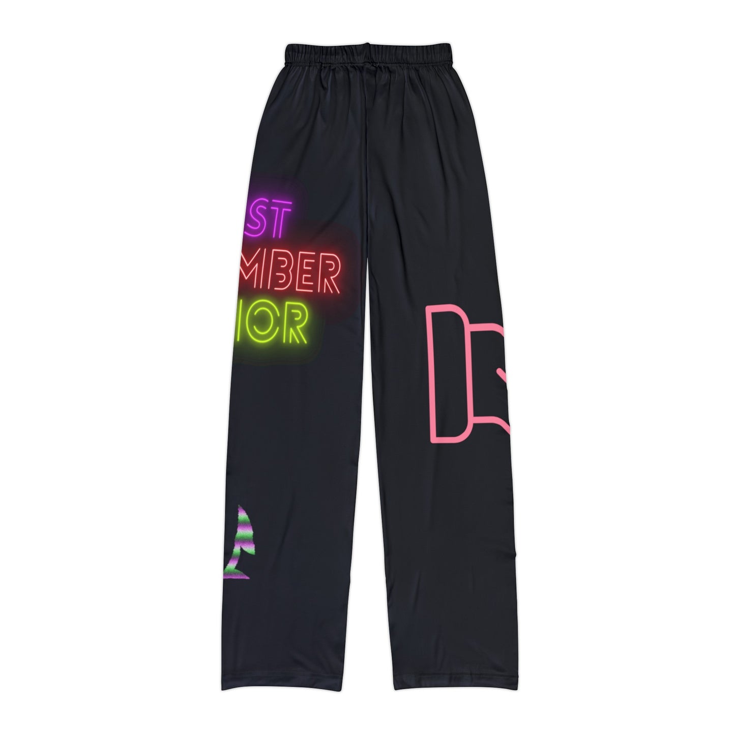 Kids Pajama Pants: Fight Cancer Black