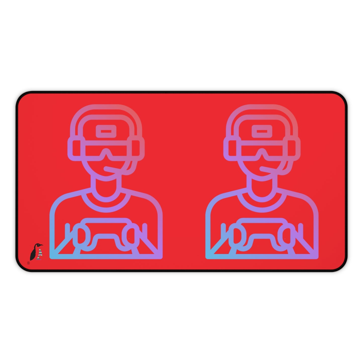 Desk Mat: Gaming Red