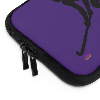 Laptop Sleeve: Hockey Purple