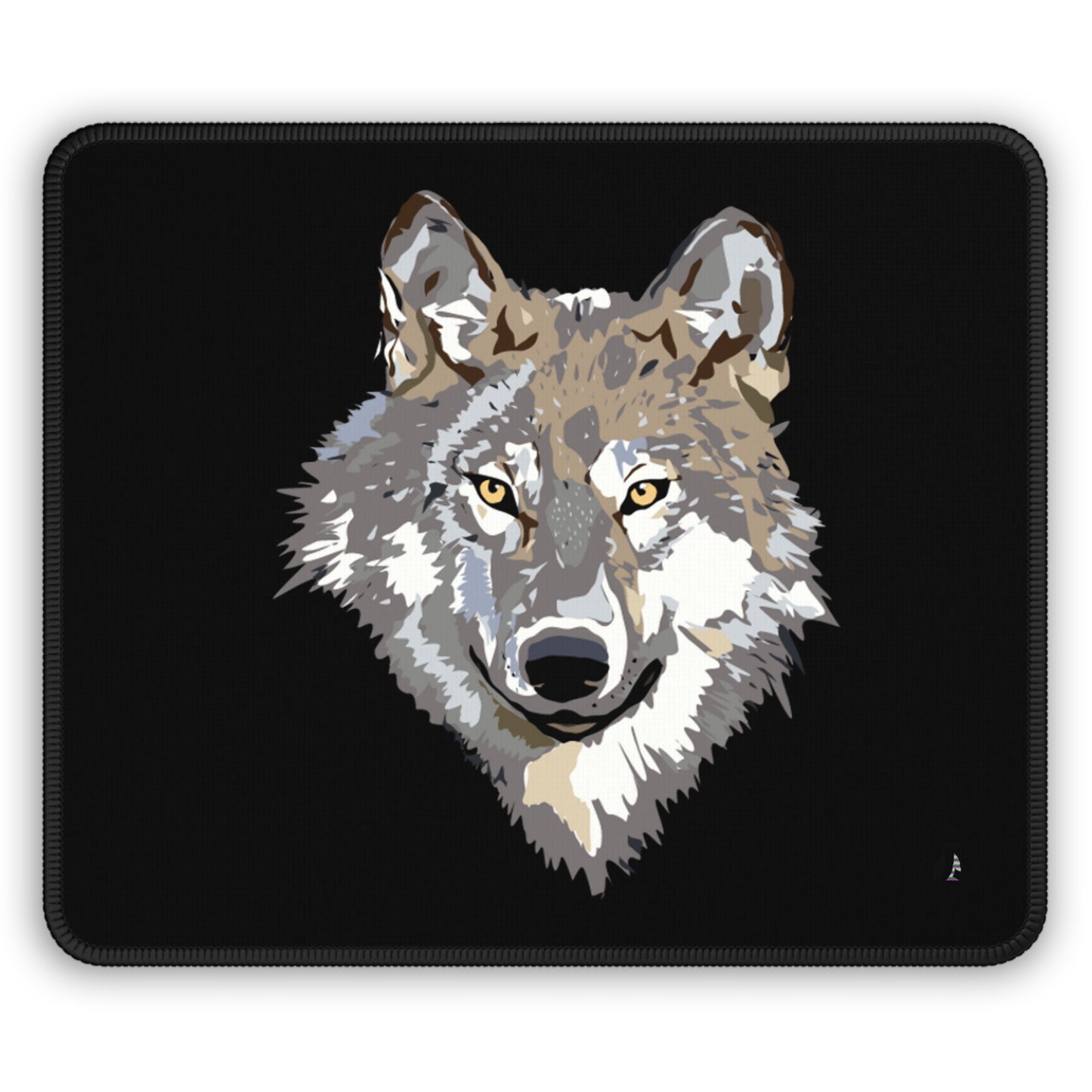 Gaming Mouse Pad: Wolves Black