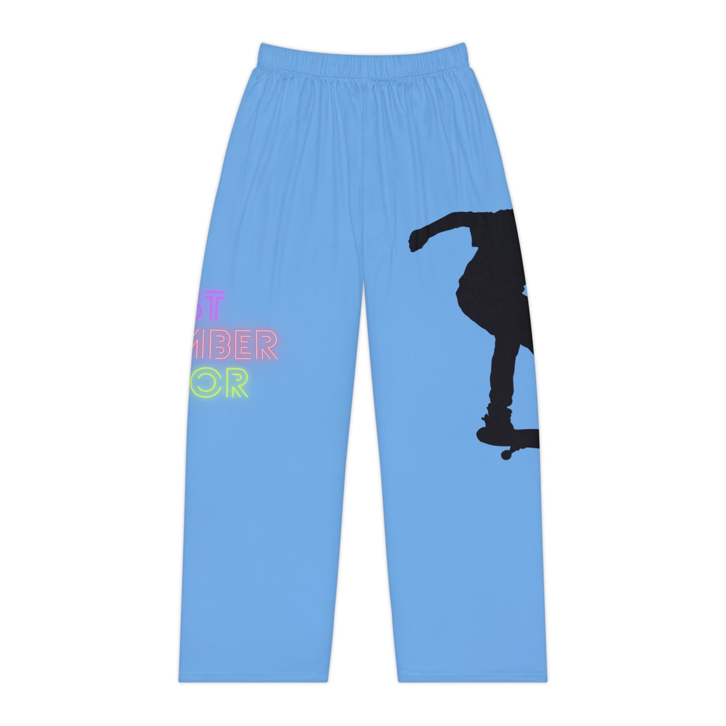 Women's Pajama Pants: Skateboarding Lite Blue