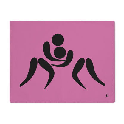 Placemat, 1pc: Wrestling Lite Pink