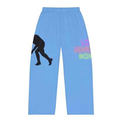 Men's Pajama Pants: Hockey Lite Blue