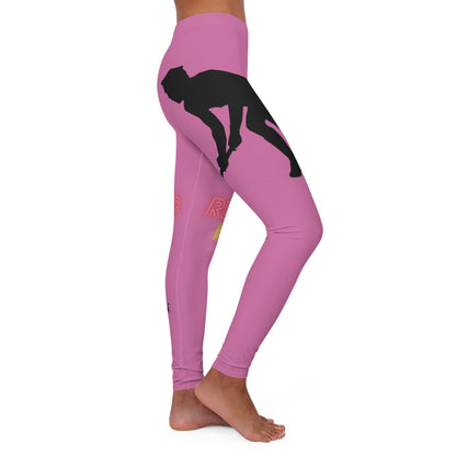 Women's Spandex Leggings: Hockey Lite Pink