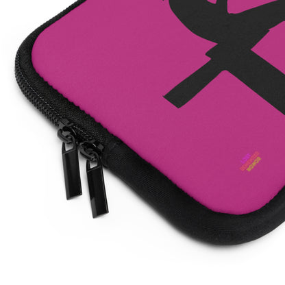 Laptop Sleeve: Fishing Pink