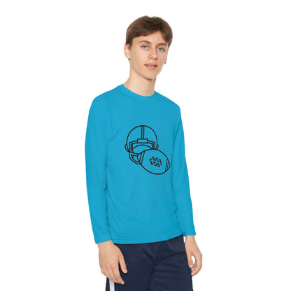 Youth Long Sleeve Competitor Tee: Football 