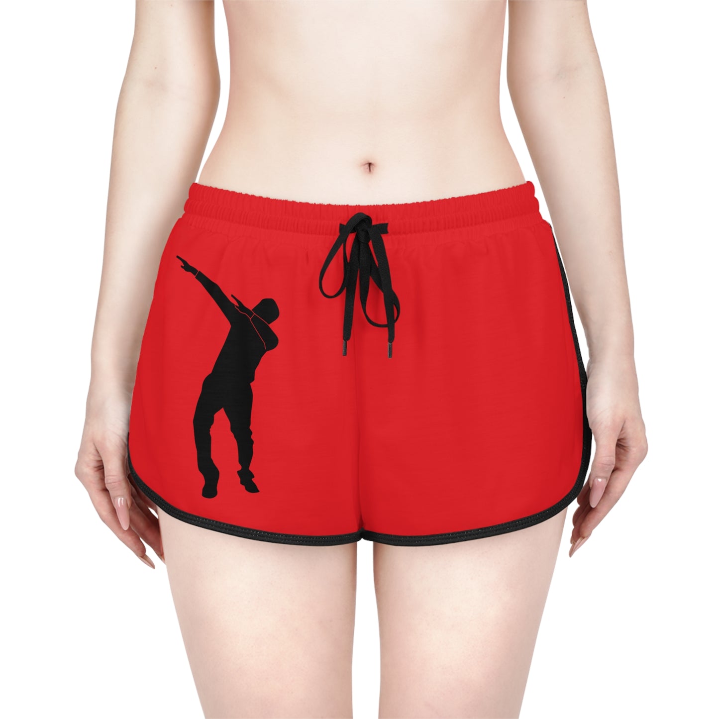 Women's Relaxed Shorts: Dance Red