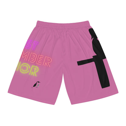 Basketball Shorts: Fishing Lite Pink