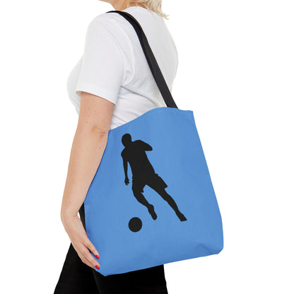 Tote Bag: Soccer Lite Blue