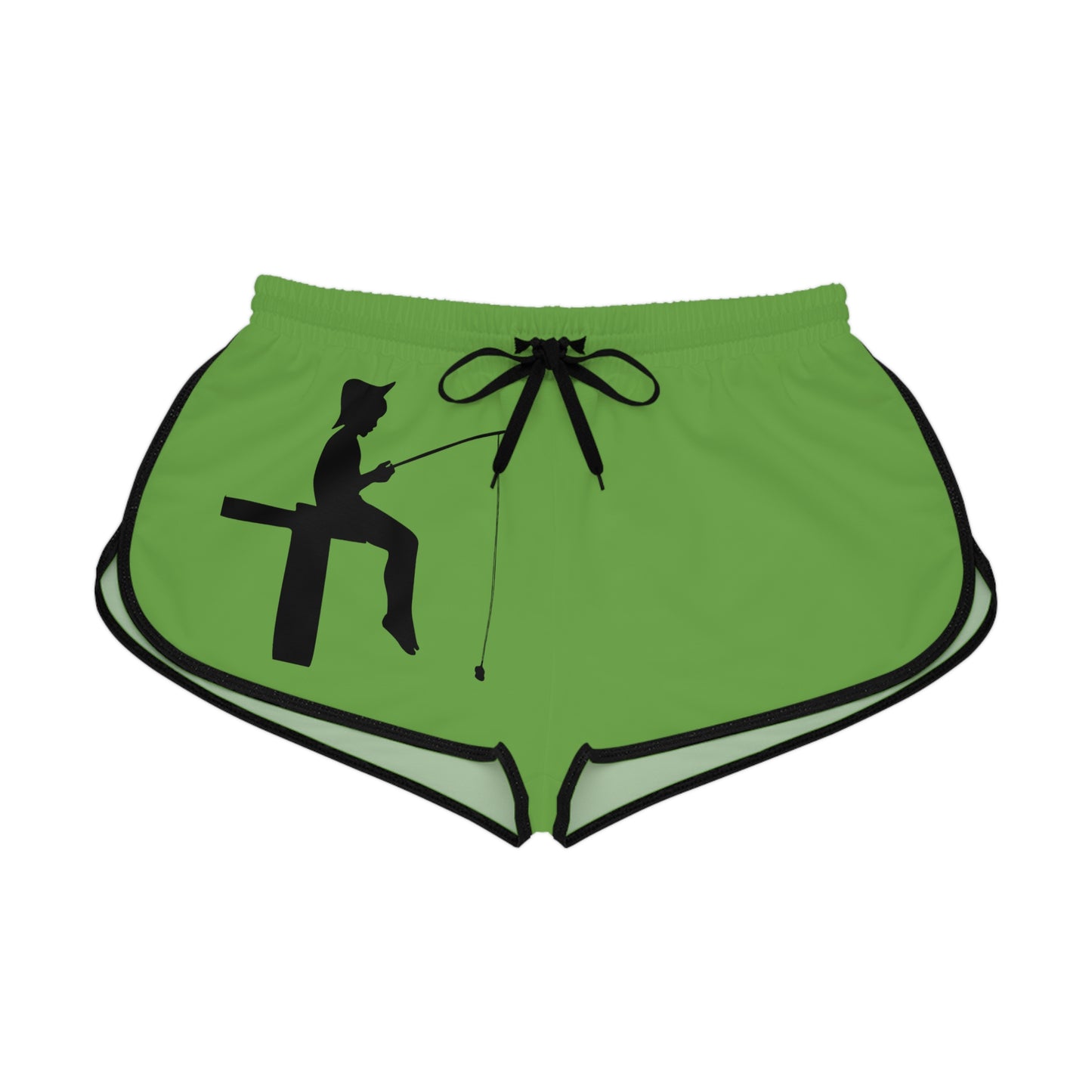 Women's Relaxed Shorts: Fishing Green