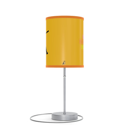 Lamp on a Stand, US|CA plug: Baseball Yellow