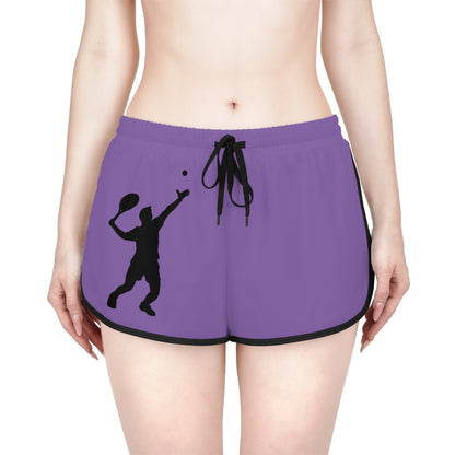 Women's Relaxed Shorts: Tennis Lite Purple