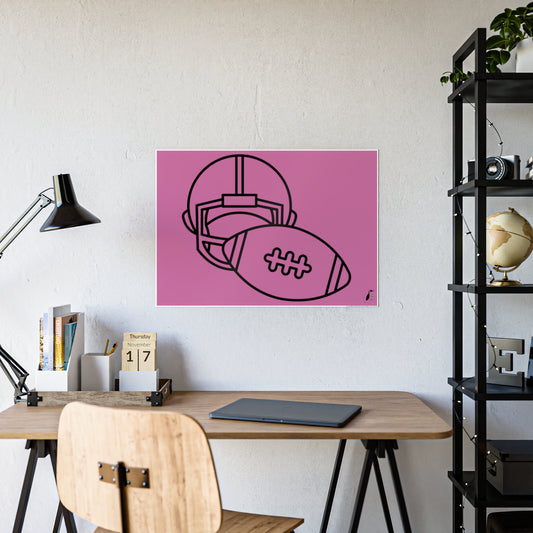 Gloss Posters: Football Lite Pink