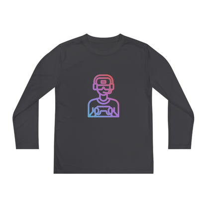 Youth Long Sleeve Competitor Tee: Gaming