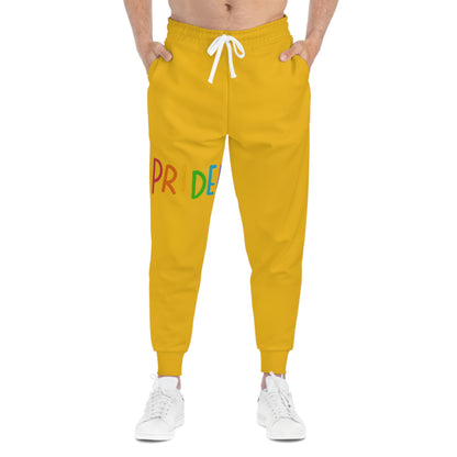 Athletic Joggers: LGBTQ Pride Yellow