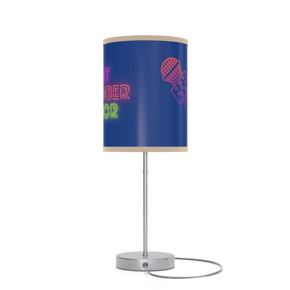 Lamp on a Stand, US|CA plug: Music Dark Blue