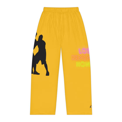 Women's Pajama Pants: Basketball Yellow