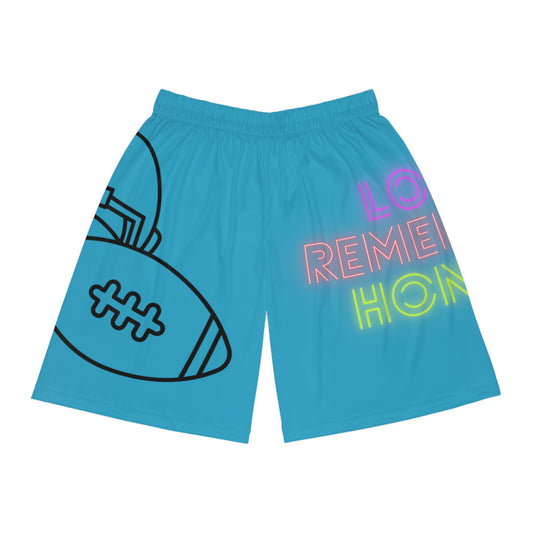 Basketball Shorts: Football Turquoise