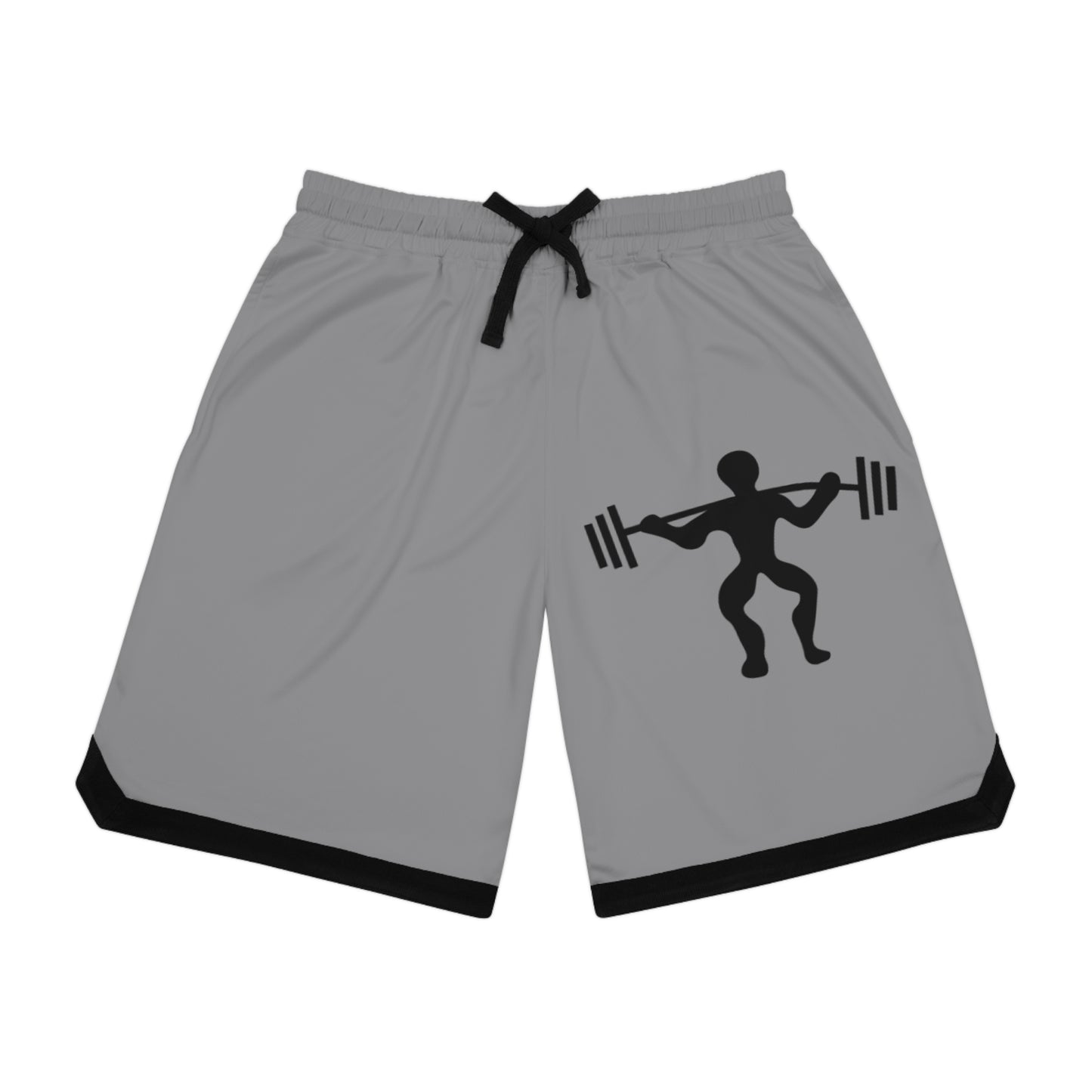 Basketball Rib Shorts: Weightlifting Grey