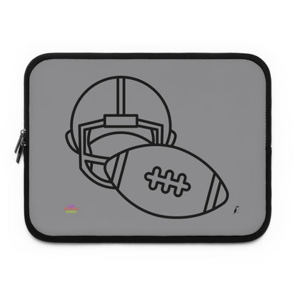 Laptop Sleeve: Football Grey