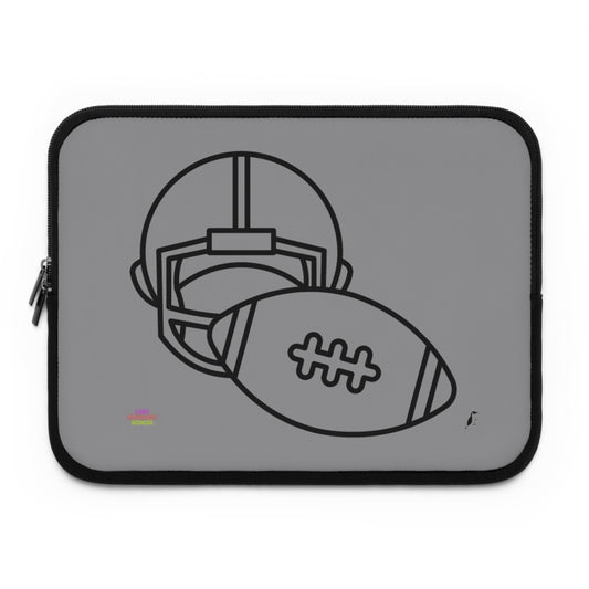 Laptop Sleeve: Football Grey