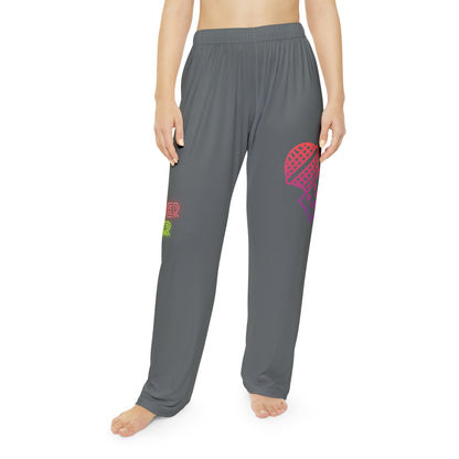 Women's Pajama Pants: Music Dark Grey