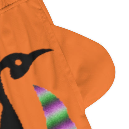 Basketball Rib Shorts: Crazy Penguin World Logo Crusta