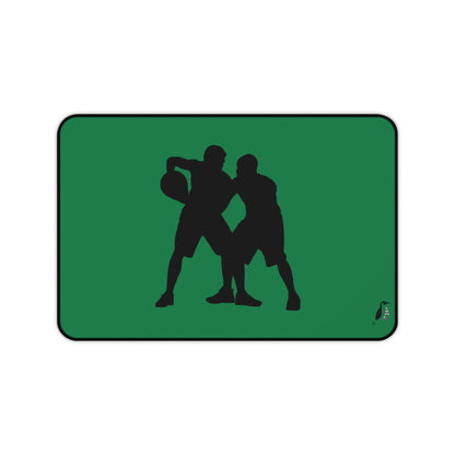 Desk Mat: Basketball Dark Green