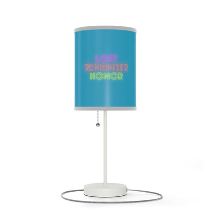 Lamp on a Stand, US|CA plug: Dance Turquoise 