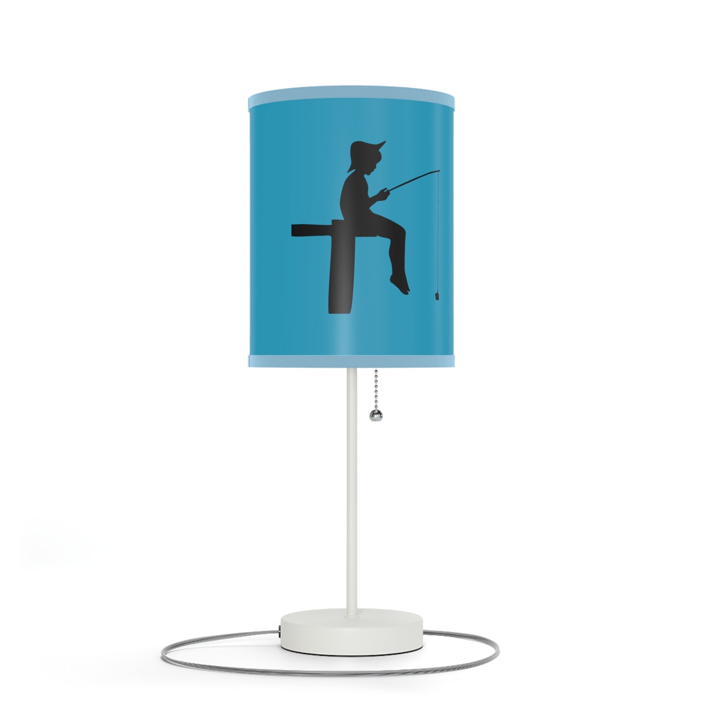 Lamp on a Stand, US|CA plug: Fishing Turquoise