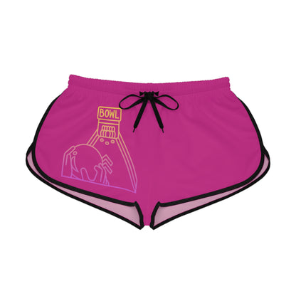 Women's Relaxed Shorts: Bowling Pink