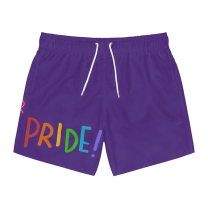 Swim Trunks: LGBTQ Pride Purple