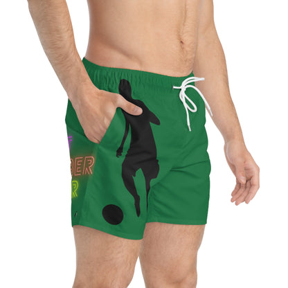 Swim Trunks: Soccer Dark Green