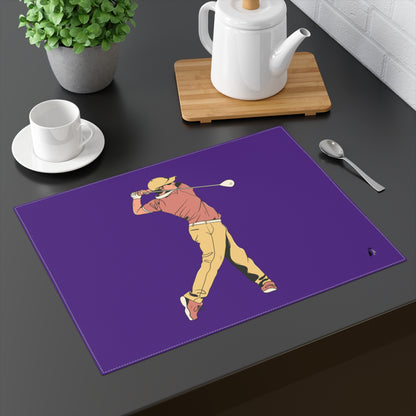 Placemat, 1pc: Golf Purple