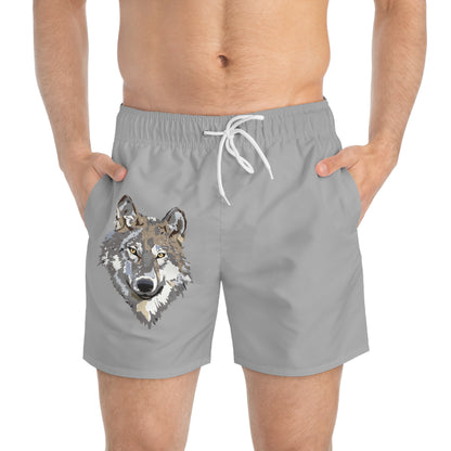 Swim Trunks: Wolves Lite Grey