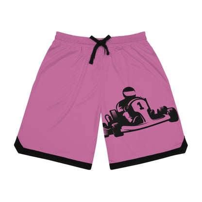 Basketball Rib Shorts: Racing Lite Pink